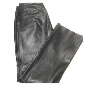 Express Genuine Black Leather Pants sz 5/6